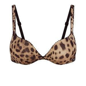 Skims x Dolce & Gabbana Leopard Bra NWOT 32D